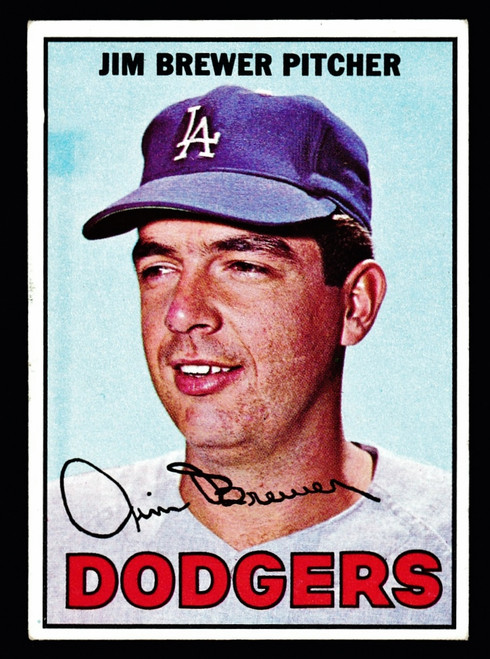 1967 Topps #031 Jim Brewer VGEX