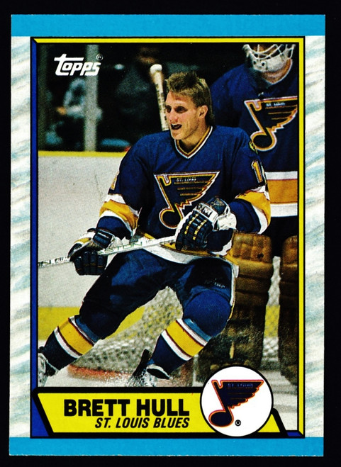 1989 Topps #186 Brett Hull EXMT+