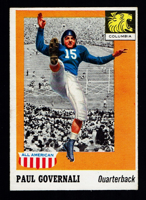 1955 Topps All American #073 Paul Governelli GD