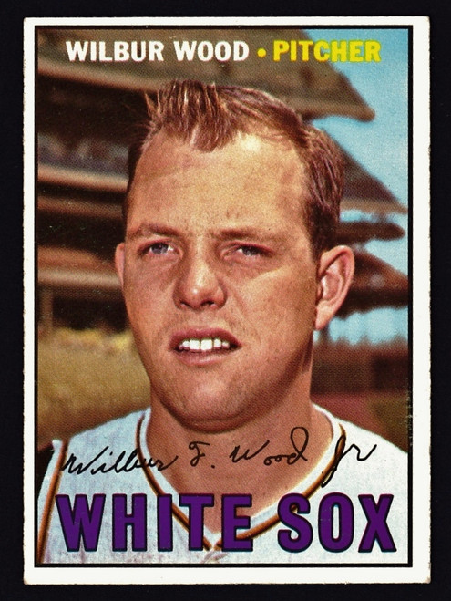 1967 Topps #391 Wilbur Wood EX-