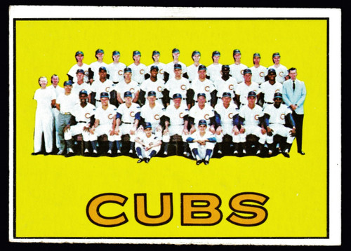 1967 Topps #354 Chicago Cubs VGEX