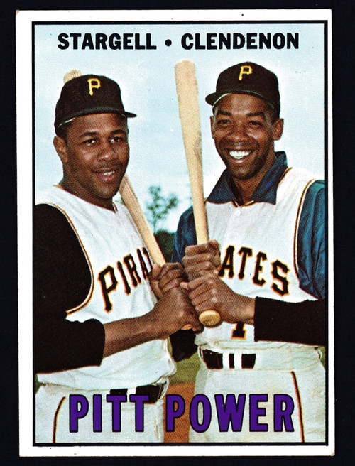 1967 Topps #266 Pitt Power Stargell EX-