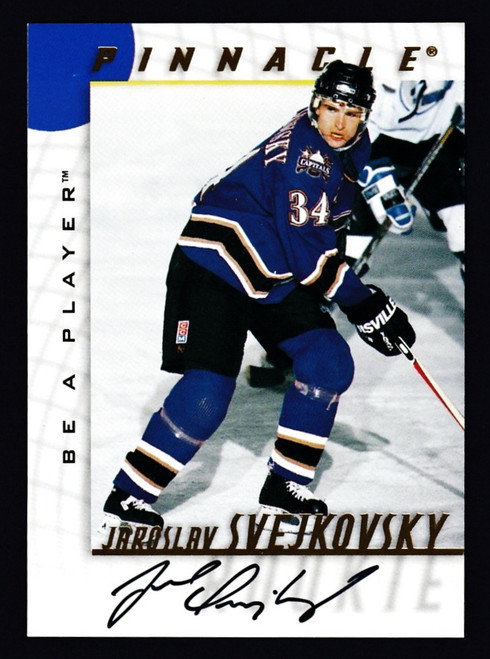 1997 Pinnacle Be A Player #242 Jaroslav Svejkovsky Auto NMMT or Better