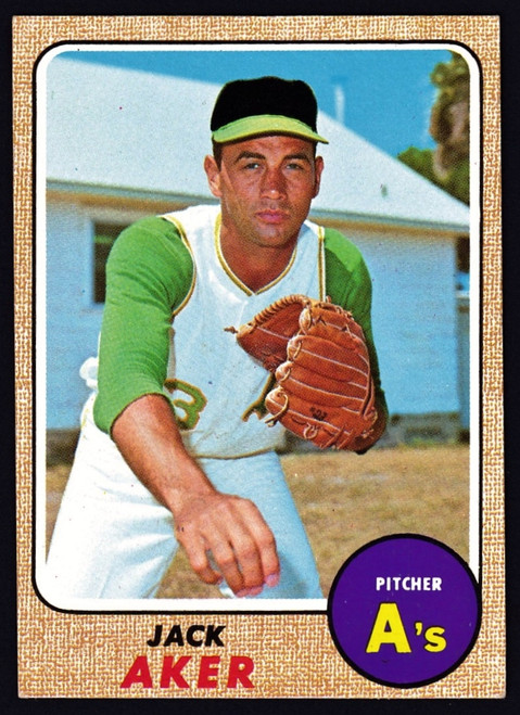 1968 Topps #224 Jack Aker EX