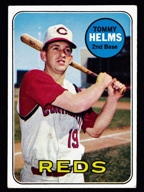 1969 Topps #070 Tommy Helms VGEX
