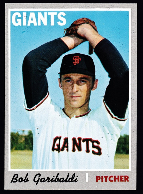 1970 Topps #681 Bob Garibaldi RC EXMT+