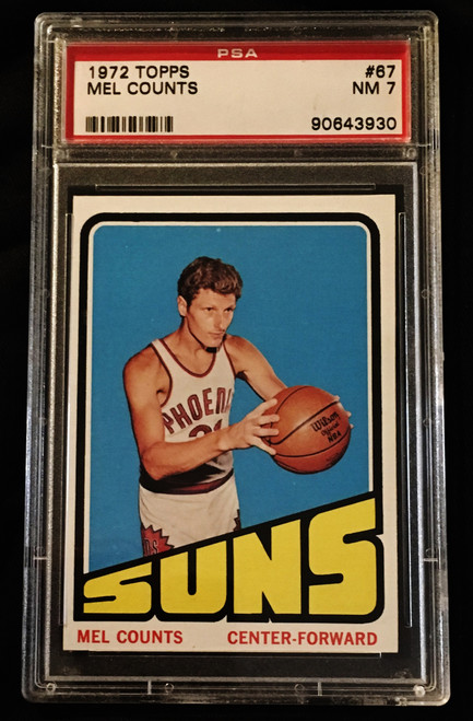 1972 Topps #067 Mel Counts PSA 7