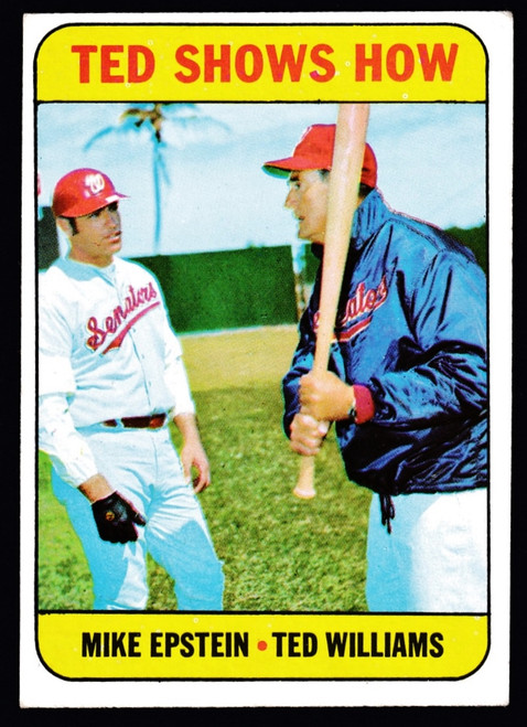 1969 Topps #539 Ted Shows How Williams VGEX