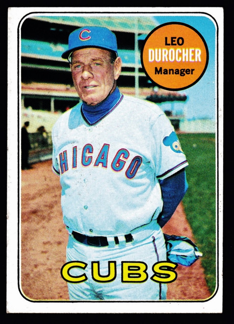 1969 Topps #147 Leo Durocher VGEX