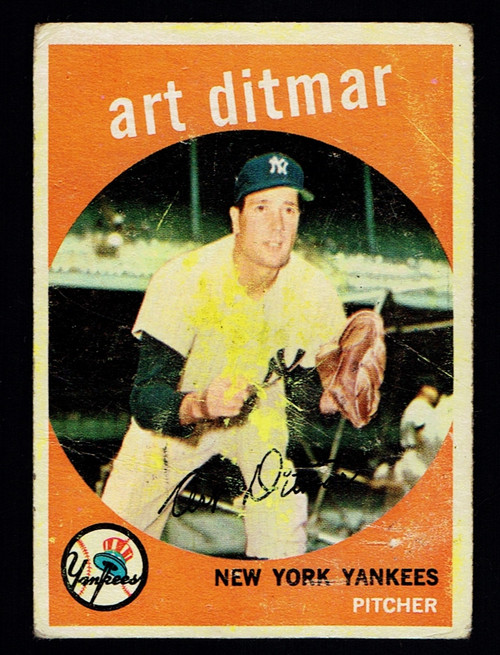 1959 Topps #374 Art Ditmar Poor