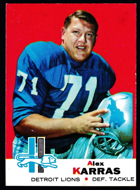 1969 Topps #123 Alex Karras EX-