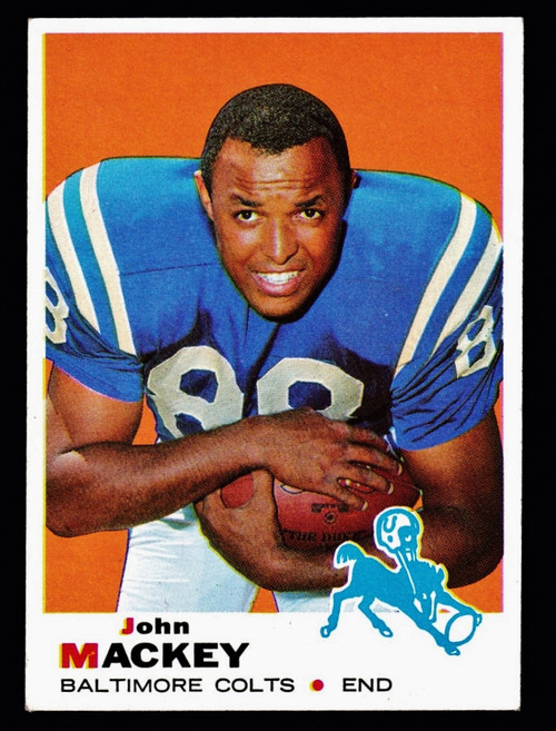 1969 Topps #207 John Mackey EX+