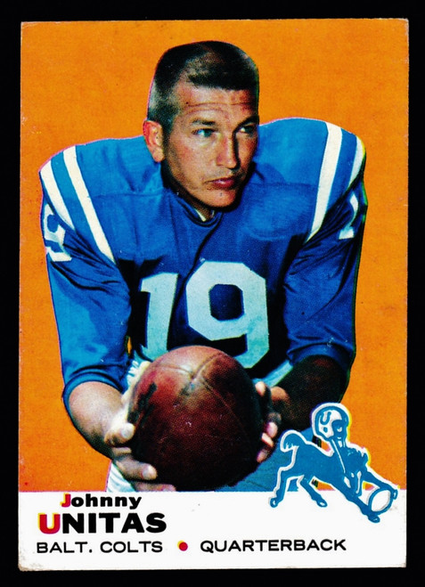 1969 Topps #025 Johnny Unitas VGEX