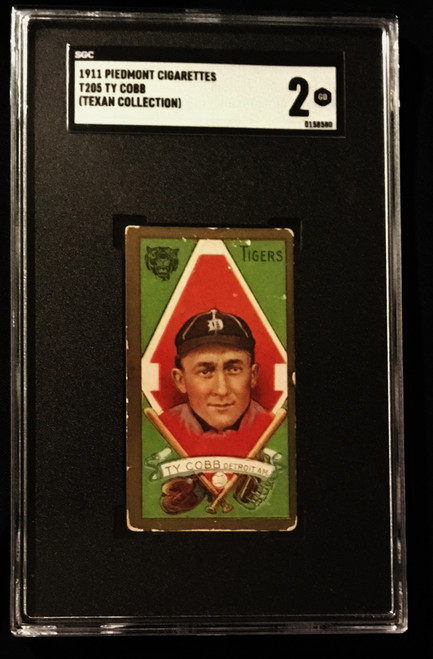 1911 T205 Ty Cobb Piedmont Back SGC 2 B