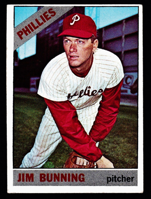 1966 Topps #435 Jim Bunning Poor