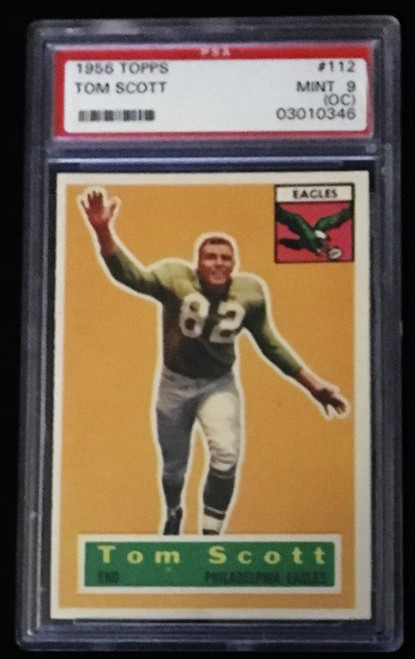 1956 Topps #112 Tom Scott PSA 9 OC