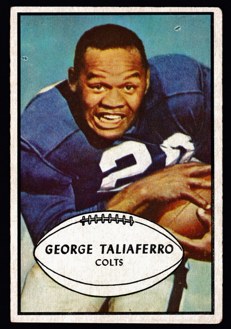 1953 Bowman #19 George Taliaferro GD