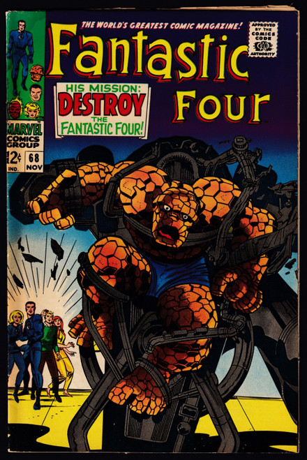 1967 Marvel Fantastic Four #68 VG