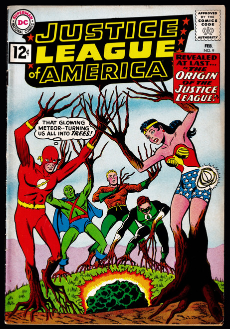 1962 DC Justice League of America #9 VG/FN  Origin of Justice League