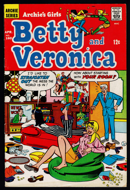 1969 MLJ Archie's Girls Betty and Veronica #160 VG