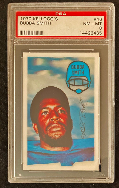 1970 Kellogg's #46 Bubba Smith PSA 8