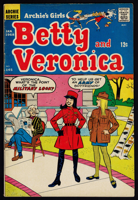 1968 MLJ Archie's Girls Betty and Veronica #145 VG