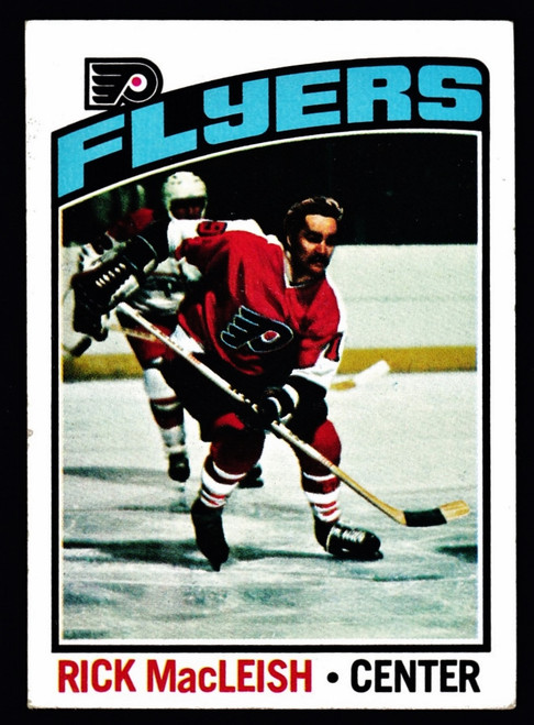 1976 Topps #121 Rick MacLeish EX