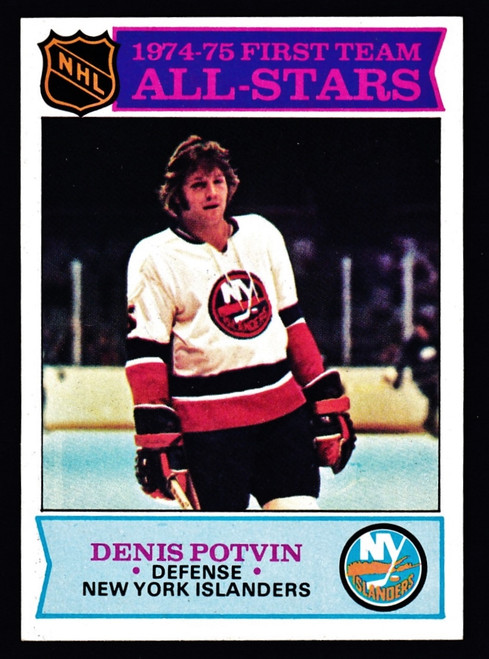 1975 Topps #287 Denis Potvin AS EXMT+