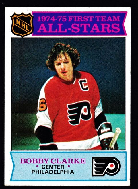 1975 Topps #286 Bobby Clarke AS EX