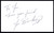 Jim Beauchamp Signed 3" X 5" Index Card