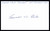 Edward Stack Signed 3" X 5" Index Card