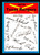 1973 Topps Texas Rangers Blue Border Unmarked Checklist 1 Star On Back EX-