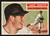 1956 Topps #129 Jake Martin RC Gray Back EXMT