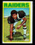 1972 Topps #186 Eugene Upshaw RC VGEX