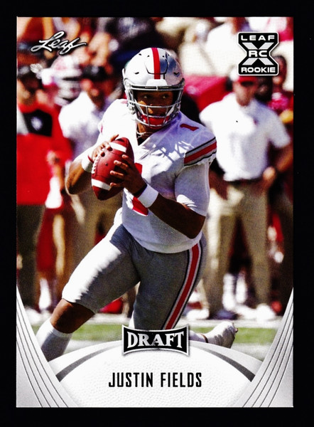 2021 Leaf Draft #002 Justin Fields RC NMMT or Better