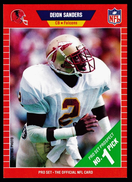 1989 Pro Set #486 Deion Sanders RC NMMT or Better