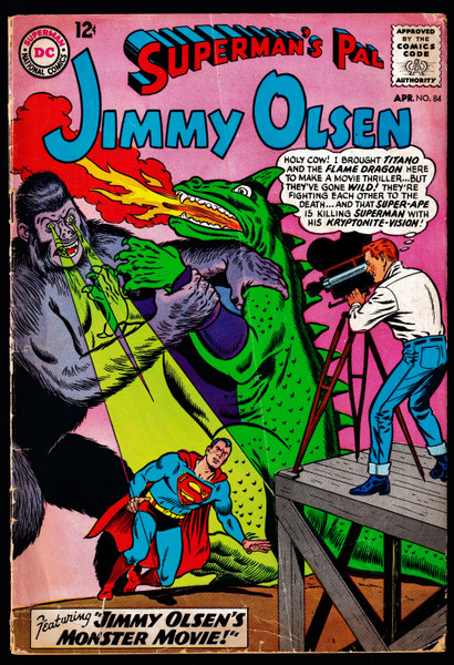 1966 DC Superman's Pal Jimmy Olsen #84 GD