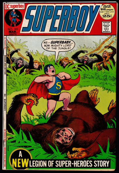 1972 DC Superboy #183 FN+