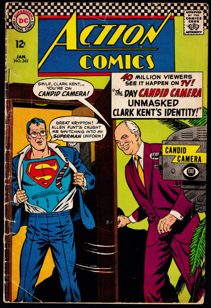 1967 DC Action Comics #345 VG-