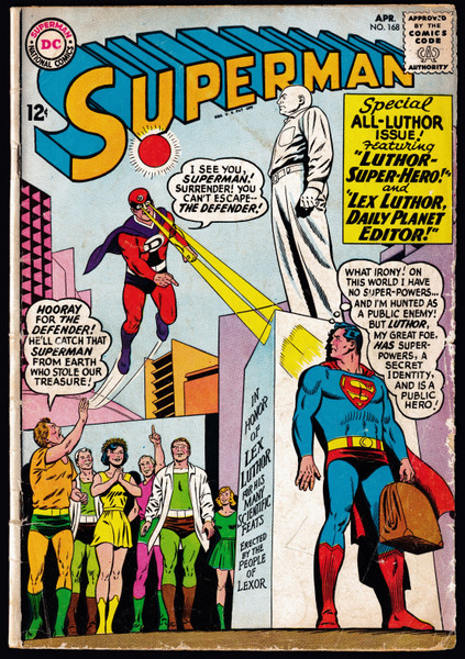 1964 DC Superman #168 GD+
