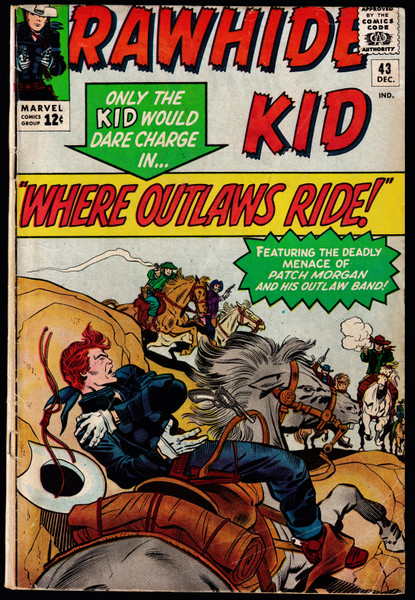 1964 Marvel Rawhide Kid #43 Poor