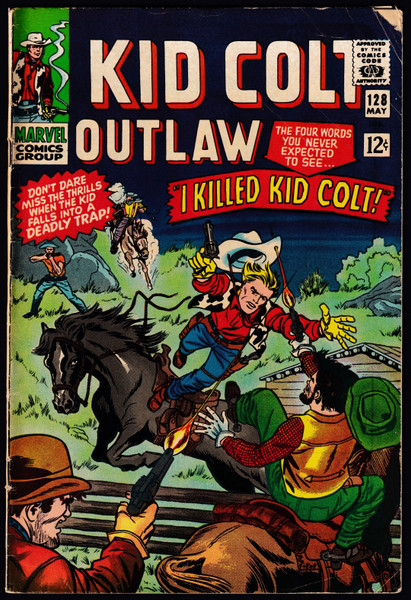 1966 Marvel Kid Colt Outlaw #128 VG-