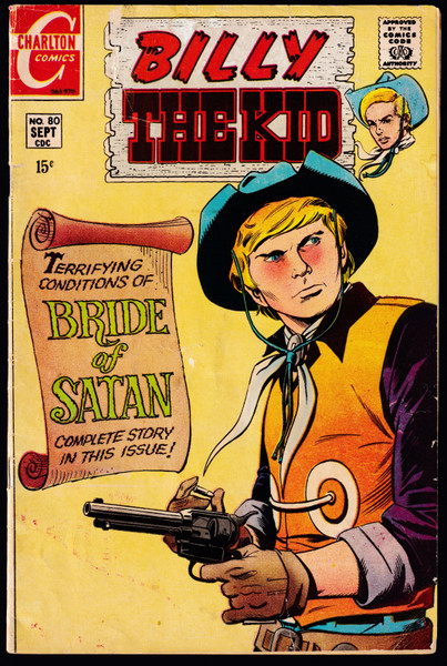 1970 Charlton Billy The Kid #80 GD/VG