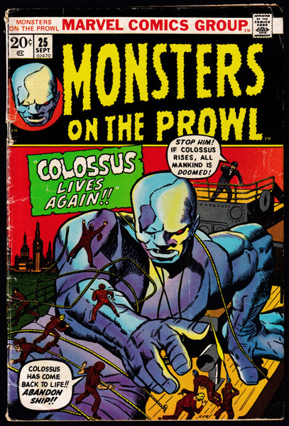 1973 Marvel Monsters On The Prowl #25 VG-