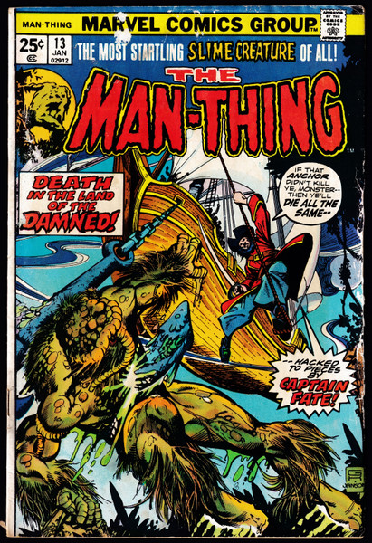 1975 Marvel Man Thing #13 GD