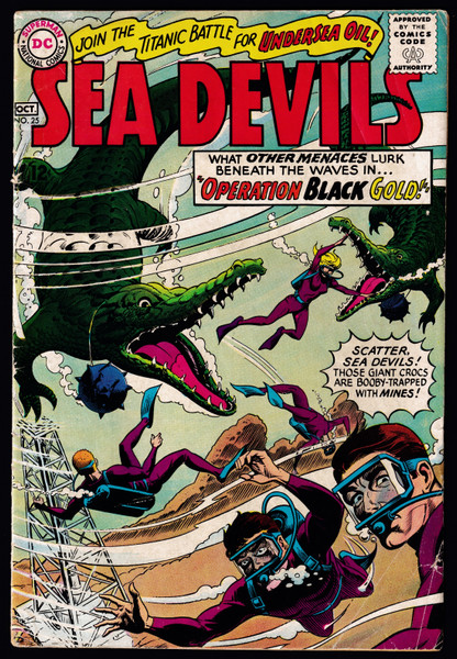 1965 DC Sea Devils #25 VG