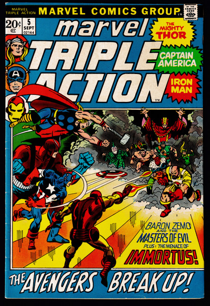 1972 Marvel Triple Action #5 FN