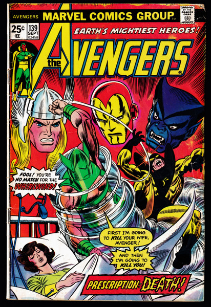 1975 Marvel Avengers #139 VG-
