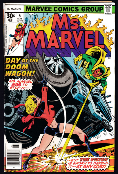 1977 Marvel Ms. Marvel #05 FN-