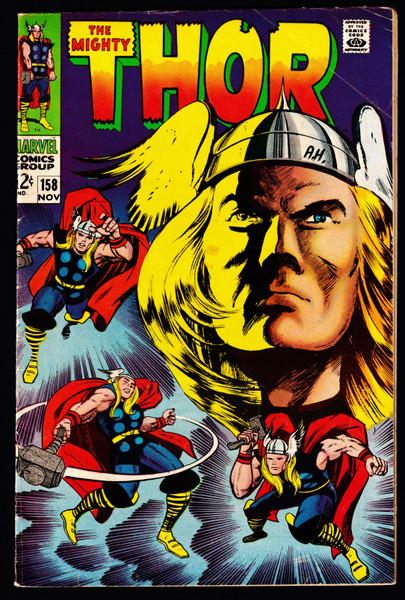 1966 Marvel Thor #158 VG Origin Retold
